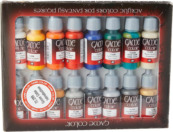 Actual product image Vallejo Acrylic paint beginner set (Multicoloured, 272 ml)