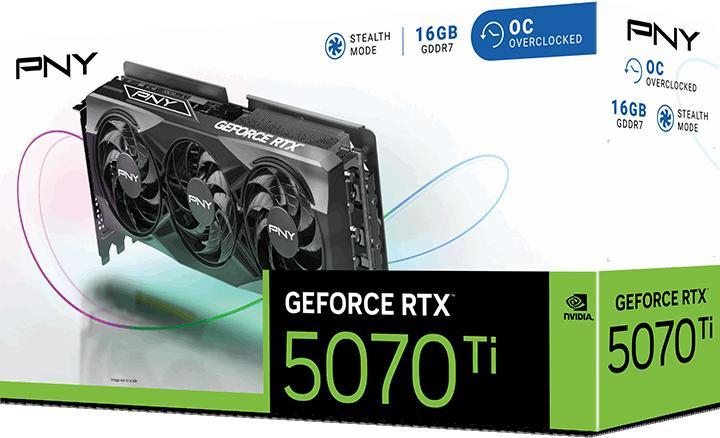 Actual product image PNY GeForce RTX 5070 Ti OC (16 GB)