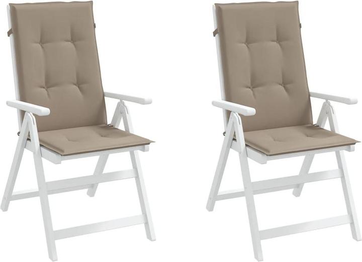 Produktbild vidaXL Gartenstuhlauflage für Hochlehner (120 x 50 cm)