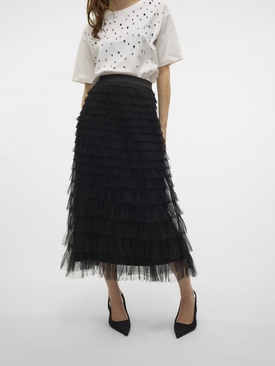 Actual product image Vero Moda Vmnaja Mw Ruffle Maxi Skirt Faw Exp (S)