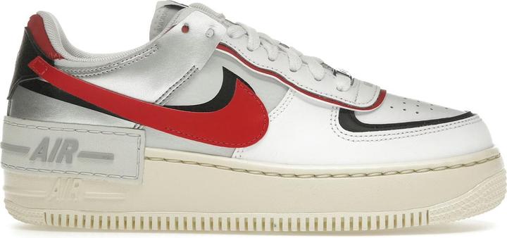 Immagine prodotto Nike Air Force 1 Low Shadow White Silver Gym Red (Donna) (38)