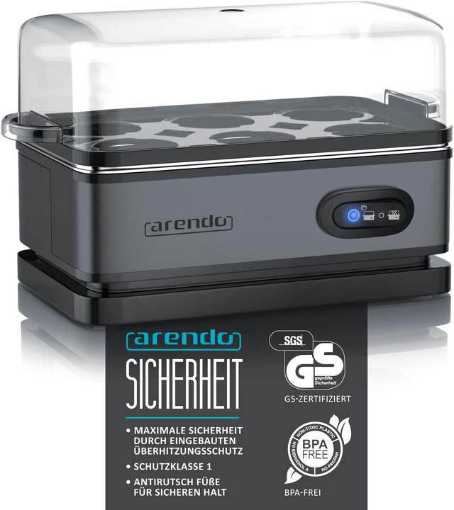 Actual product image Arendo Egg boiler A: Cool Grey