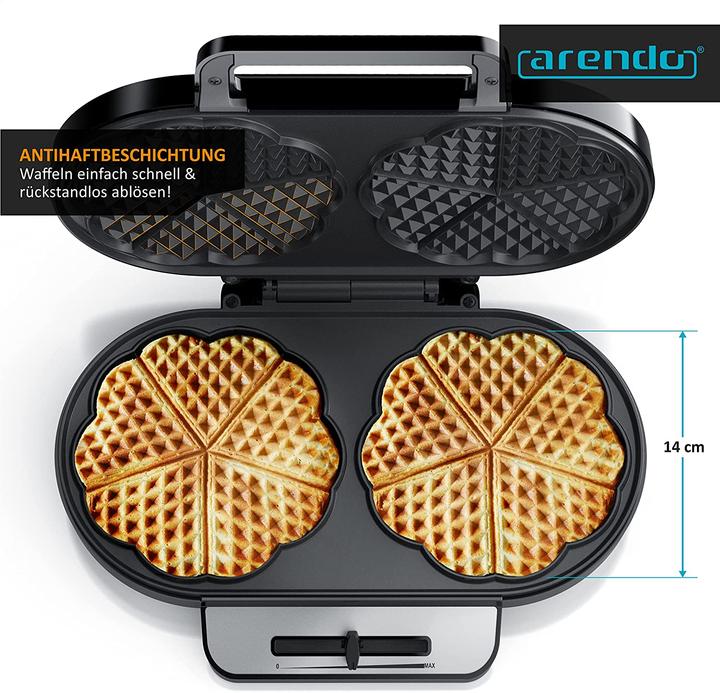 Image du produit Arendo Gaufrier 1200 watts