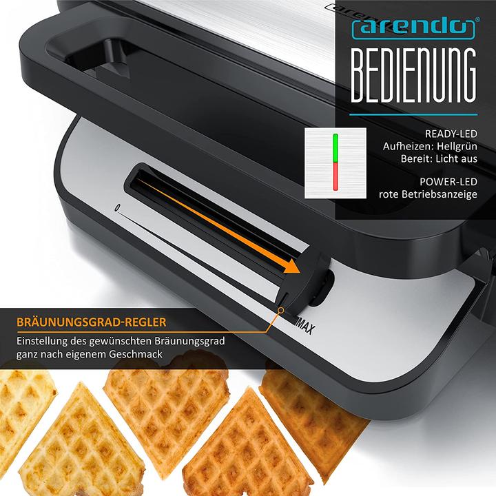 Image du produit Arendo Gaufrier 1200 watts