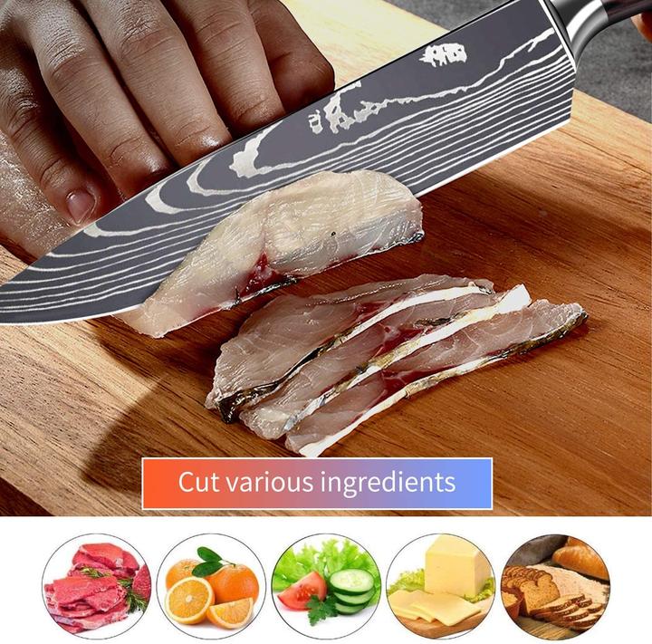 Image du produit Kepeak Scharfe Kochmesser aus Edelstahl (20 cm)