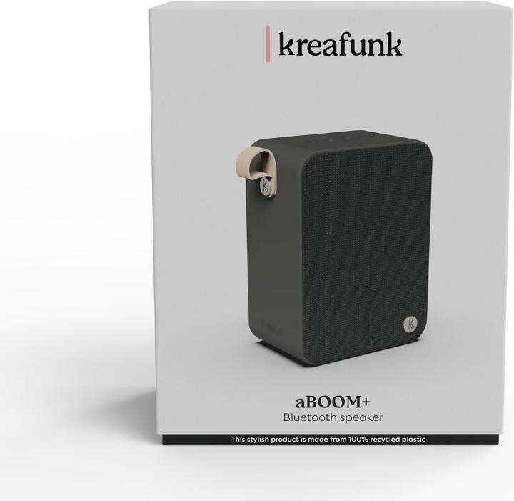 Image du produit Kreafunk aBOOM+ speaker - Ivory sand (KFDY09) (5 h, Fonctionnement sur batterie)