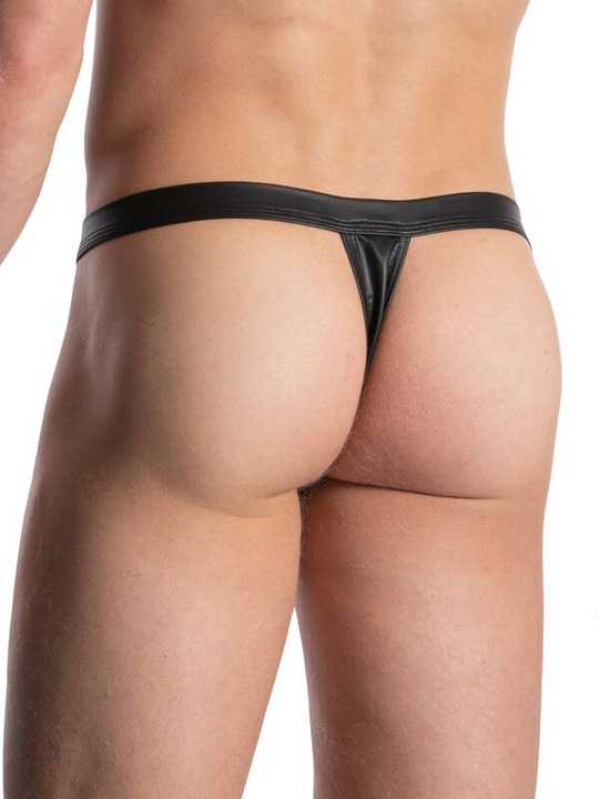 Immagine prodotto Manstore Tanga con zip e stringhe (S)
