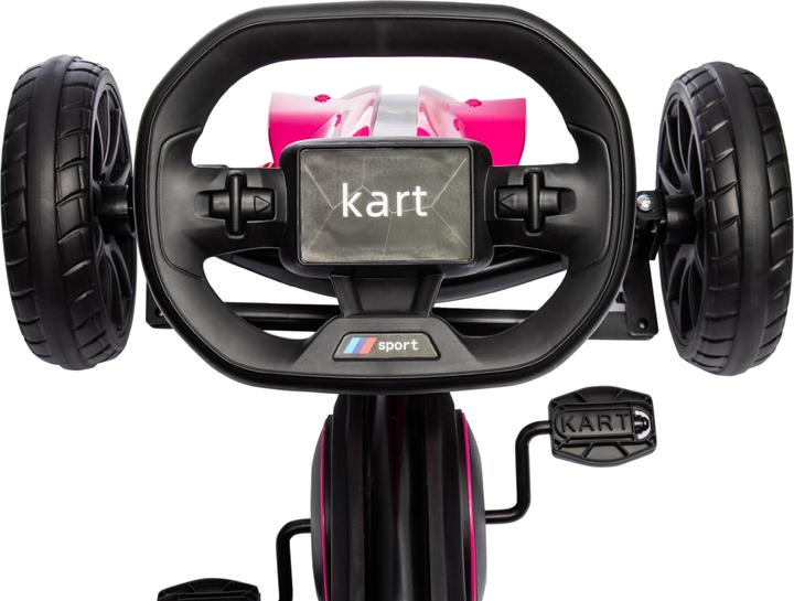 Actual product image Homcom Go-Kart Kunststoff, Metall Rosa