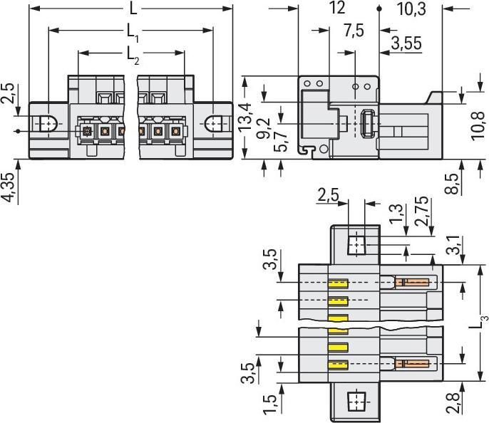 Actual product image Wago 734-304/019-000