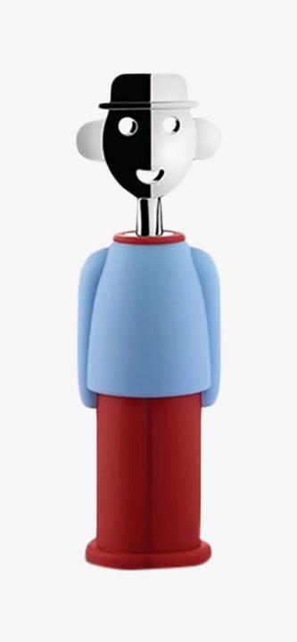 Produktbild Alessi Korkenzieher Alessandro M. hellblau-rot (Korkenzieher)