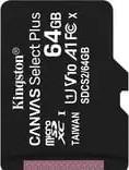 Produktbild Kingston Canvas Select Plus microSDXC Card 64GB (64 GB, microSDXC, U1, UHS-I)