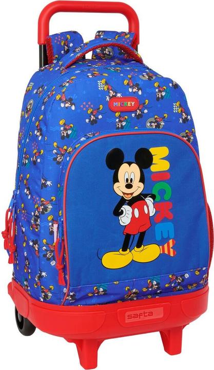 Mickey Mouse Club House Schulrucksack mit Rädern Mickey Mouse Clubhouse Today Blau 33 x 45 x 22 cm (22 l)