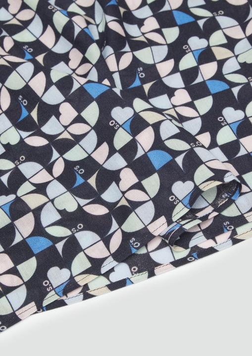 Image du produit S.Oliver Snood Lässiger Loop Schal aus Viskose mit All-over-Print