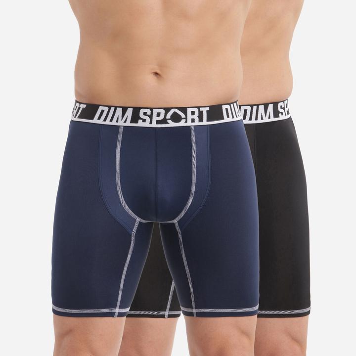 Produktbild DIM 2er-Pack lange Boxershorts SPORT (L, 2er Pack)