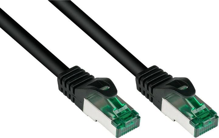 Produktbild Good Connections Alcasa 8062-H020S Netzwerkkabel 2 m Cat6a S/FTP (S-STP) Schwarz (S/FTP, CAT6a, 2 m)