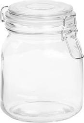 Domoletti Pot En Verre De Forme Carrée 1000ml (1 l)