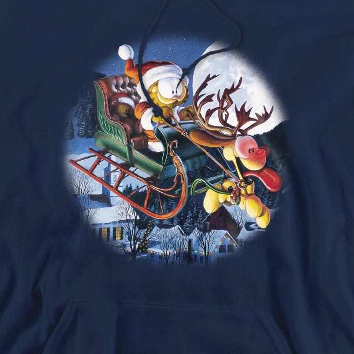 Produktbild Garfield Moonlight Ride Kapuzenpullover (L)