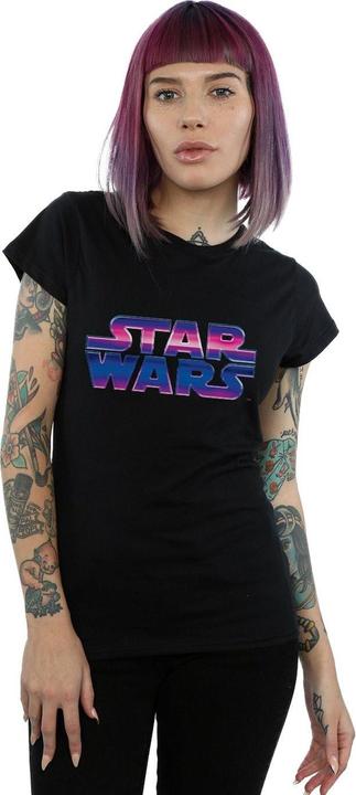 Immagine prodotto Star Wars Neon Logo Maglietta Donna (XXL)