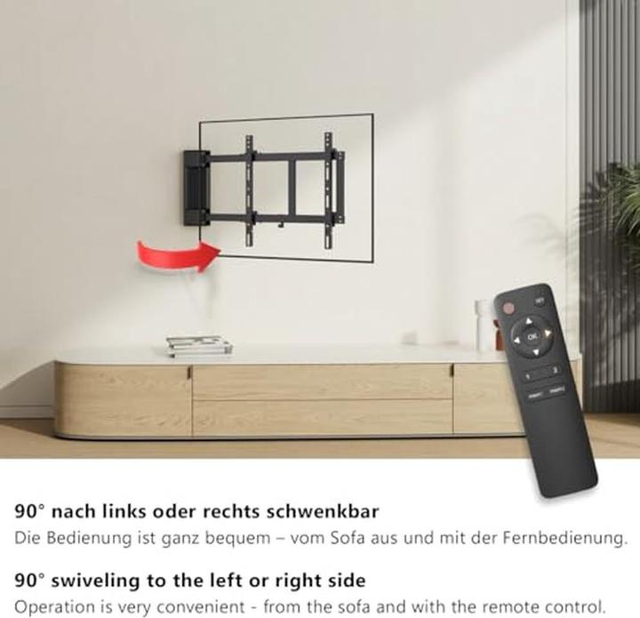 Actual product image myWall TV wall mount 81.3 cm (32) 152.4 (60) Motorized (Wall, 32", 40 kg)