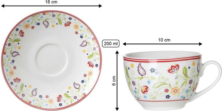 Produktbild Ritzenhoff & Breker Kaffeetasse mit Untertasse Shanti (220 ml, 1x)