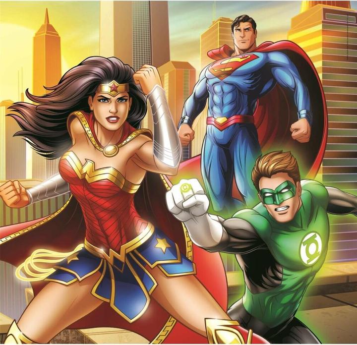 Produktbild Clementoni Puzzle Super Color Square DC Comics Justice (144 Teile)