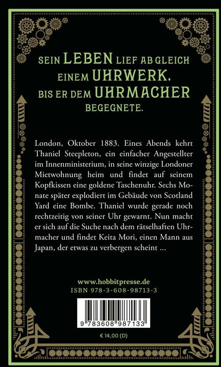 Immagine prodotto Der Uhrmacher in der Filigree Street (Tedesco, Natasha Pulley, 2023)