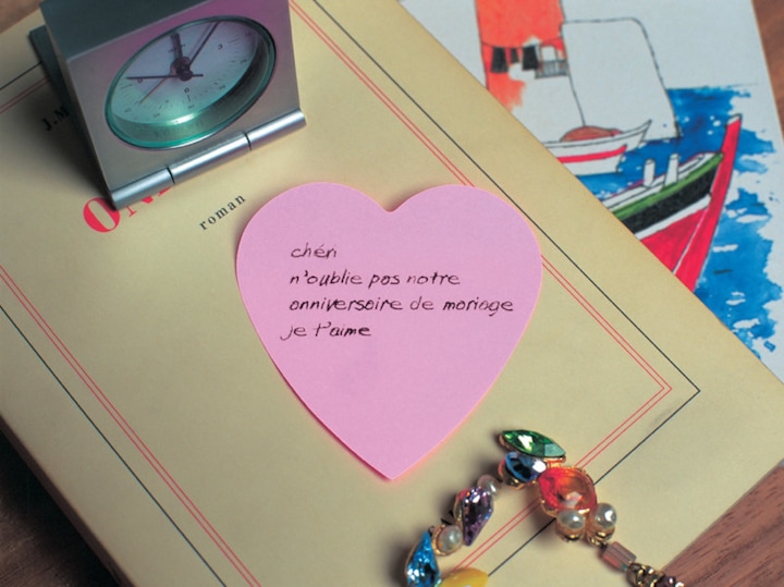 Produktbild Post-it Herz (7 x 7 x 12.5 cm)