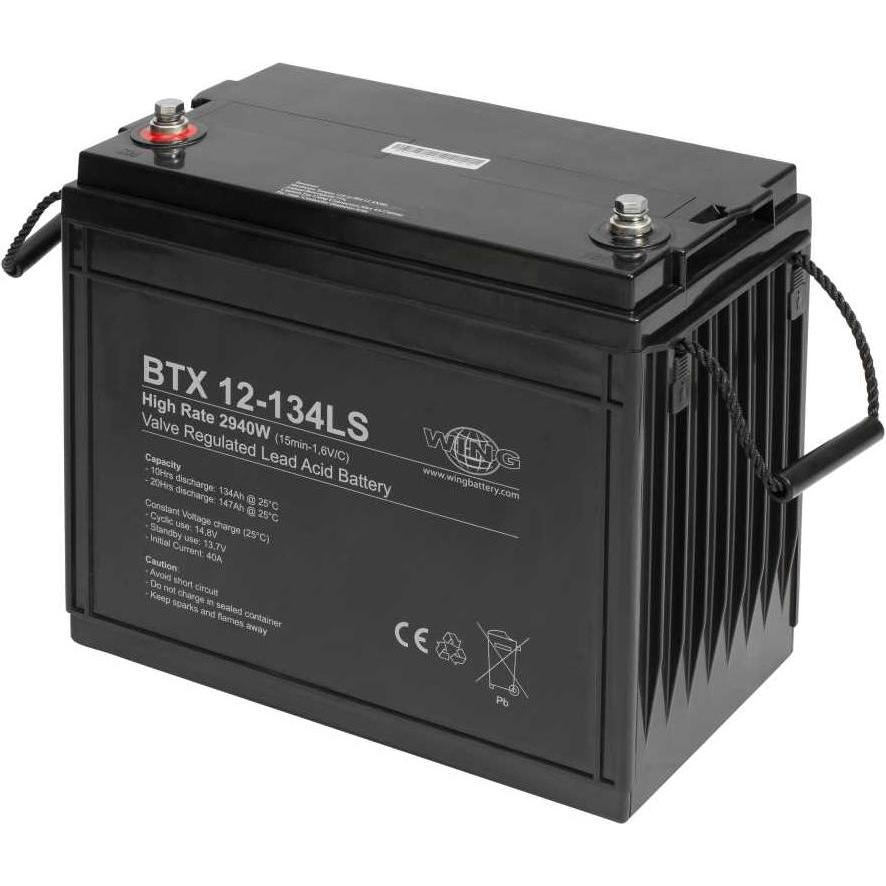 Thumbnail - XCell, Versorgungsbatterie, Wing BTX12-134LS 12V 142Ah high rate hochstromfähig Bleiakku AGM Blei Gel Akku (12 V, 142 Ah...