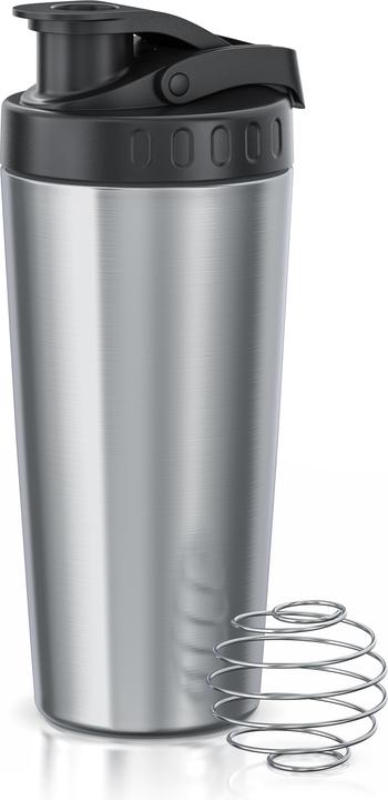 Produktbild Arendo Protein Shaker Edelstahl Eiweissshaker 750 ml, verschliessbar, spülmaschinengeeignet, BPA-frei (0.75 l)