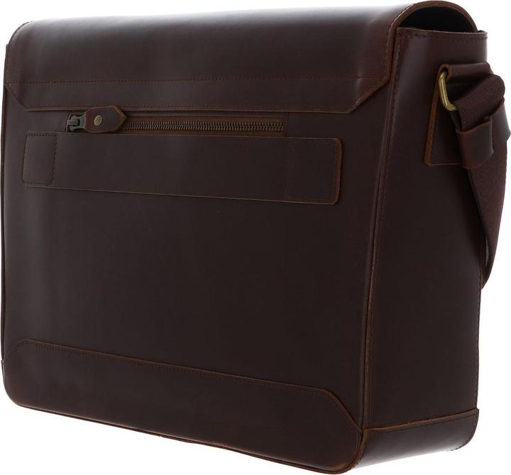 Produktbild Buckle & Seam Leder Messenger Bag Times Braun/Blau