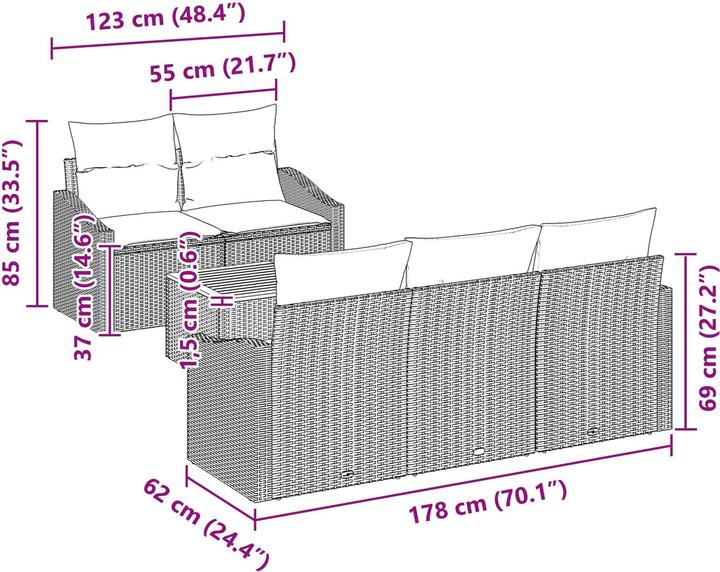 Produktbild vidaXL gartenmöbel