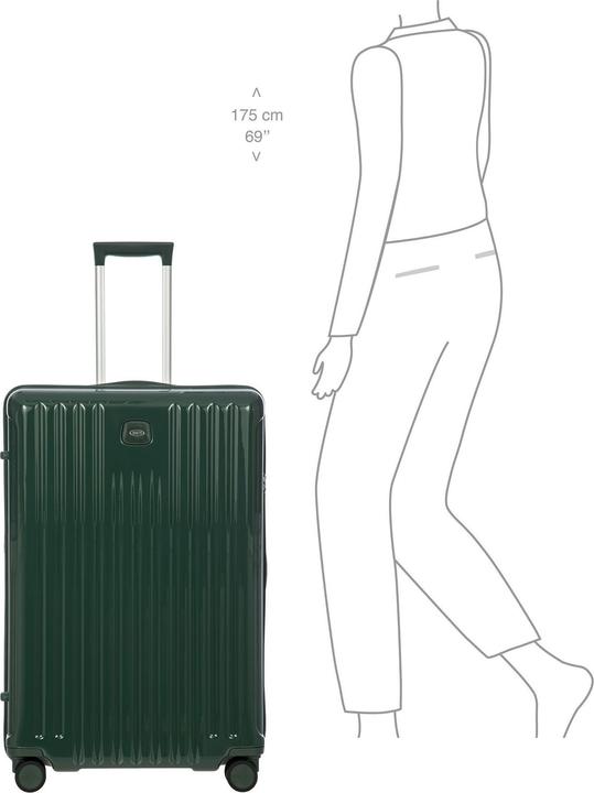 Produktbild Brics Positano 4 Rollen Trolley 78 cm mit Dehnfalte (130 l)