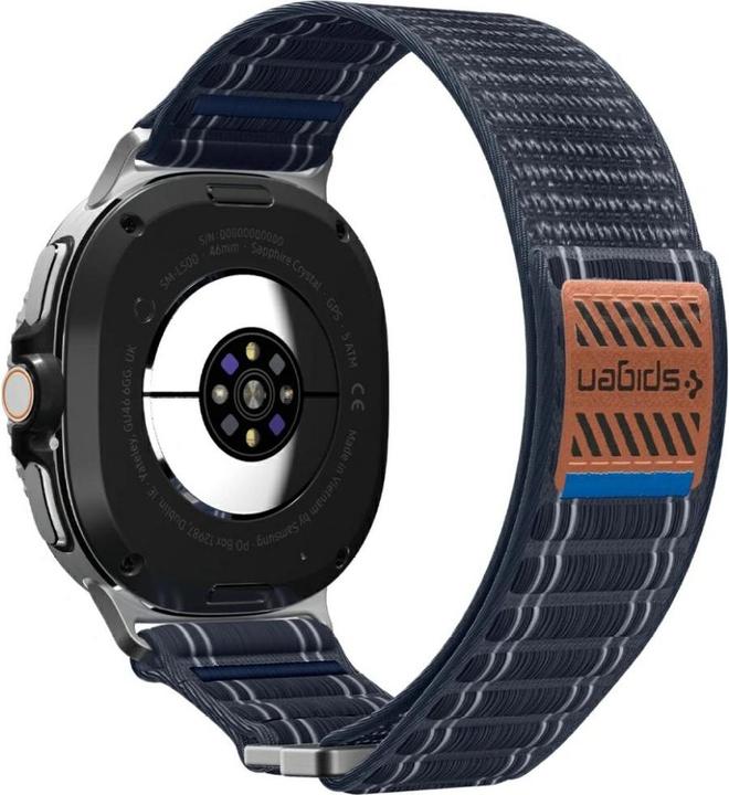 Actual product image Spigen - WBF0 - Samsung Galaxy Watch8 40mm/Watch8 44mm/Watch8 Classic - Navy (20 mm, 22 mm, Fabric, Nylon)