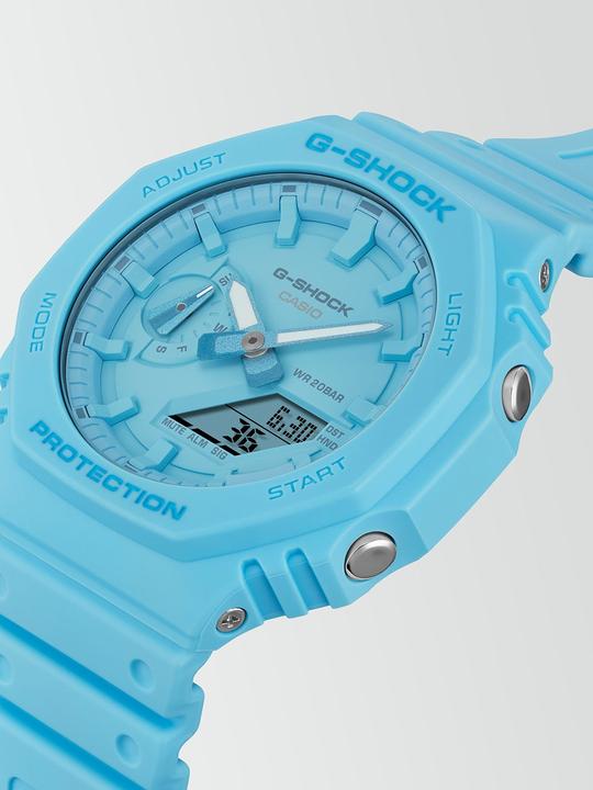 Actual product image G-Shock GA-2100-2A2 (Analogue wristwatch, Digital watch, 48.50 mm)