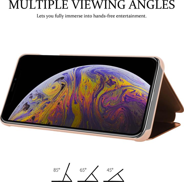 Immagine prodotto Cadorabo Copertina per specchietto retrovisore Smart View a libro (Apple iPhone XS Max)