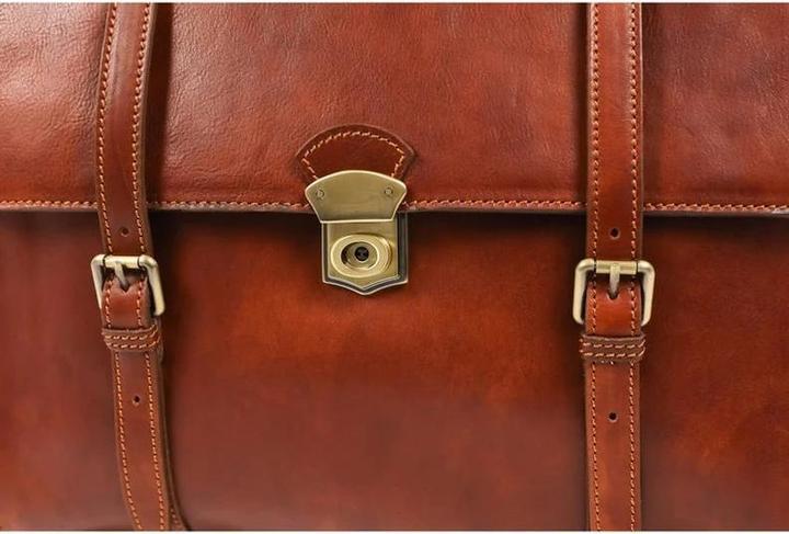 Image du produit Only-Bags.Store Porte-documents avec ceinture en cuir, sac à dos convertible