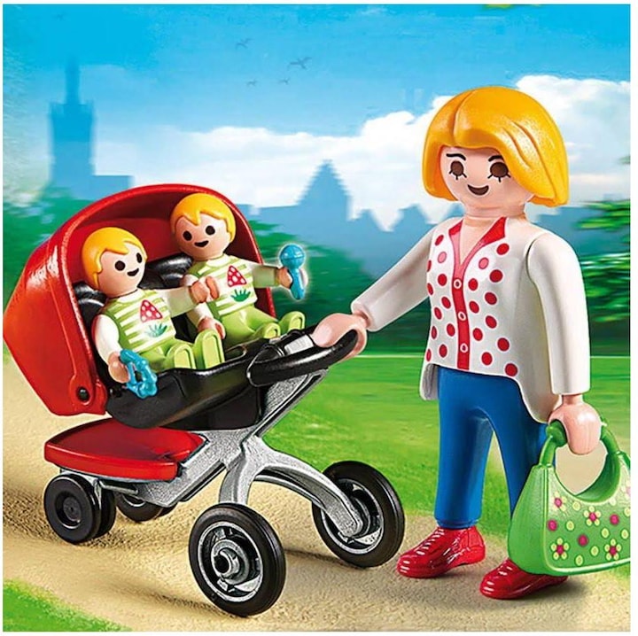 Actual product image Playmobil Twin stroller (5573, Playmobil City Life)