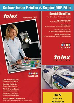 Actual product image Folex Color laser foil (125 g/m², 50 x)