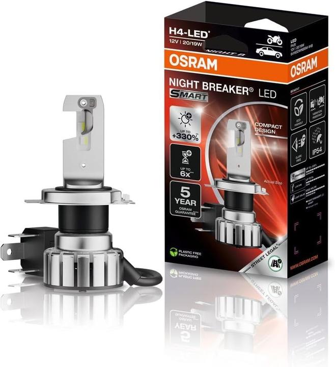 Image du produit Osram 64193DWNBSM-1HB LED Leuchtmittel Night Breaker® LED H4 21 W 12 V (H4)