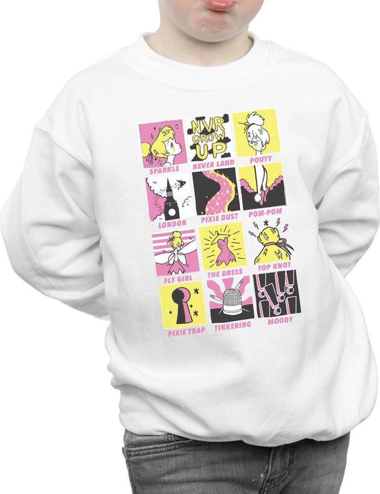 Immagine prodotto Disney Tinkerbell Squares Felpa Ragazzi (140, 146)