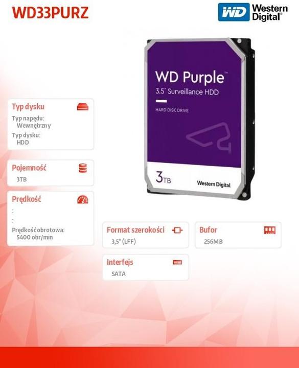 Produktbild WD Purple (3 TB, 3.5")