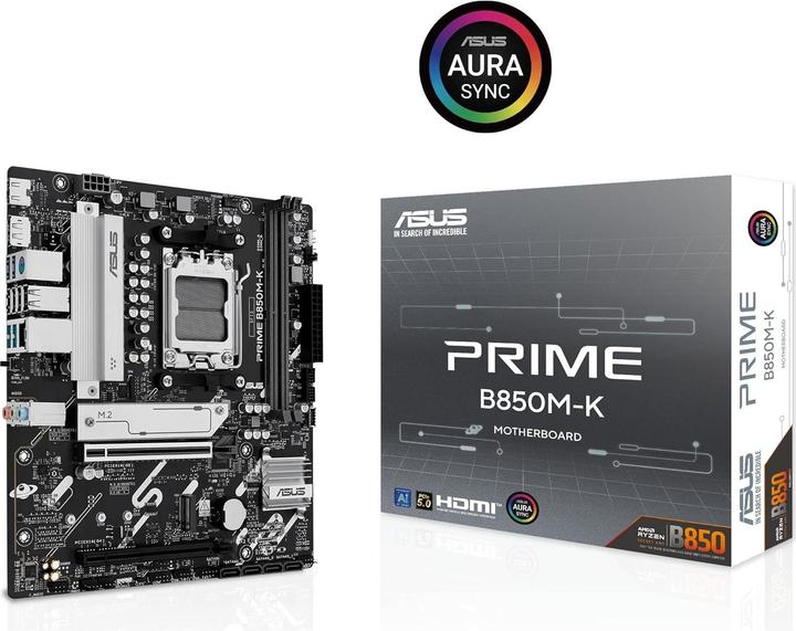 Produktbild ASUS PRIME B850M-K (AM5, AMD B850, mATX)