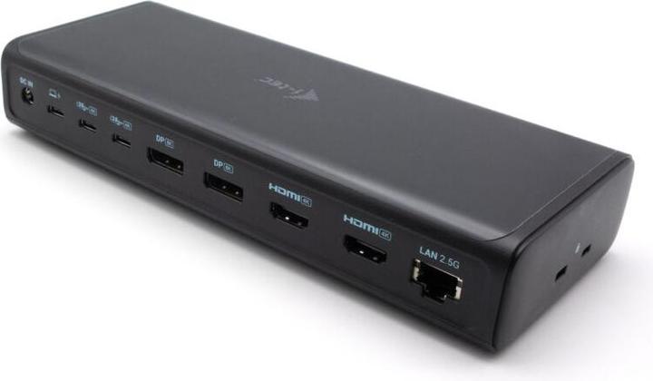Actual product image i-tec Universal 6x 4K/60Hz Display Docking Station + Power Delivery 140W (USB-C, 8 Ports)