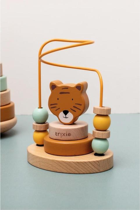 Productafbeelding Trixie Baby Houten motoriek lus tijger (MQ4)