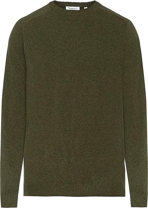 Produktbild KnowledgeCotton Apparel O-Neck Wool Knit Forest Night (XL)