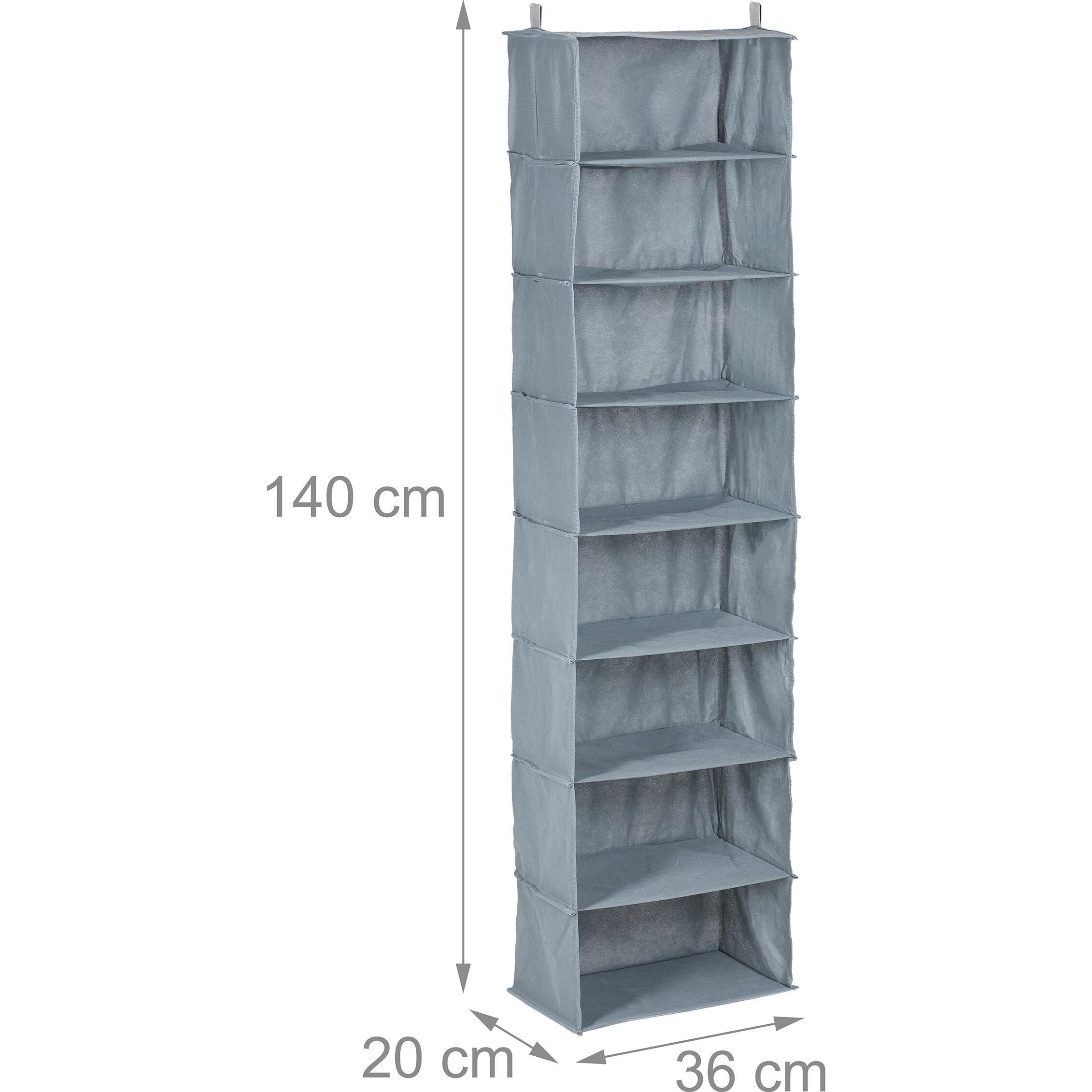 Thumbnail - Relaxdays, Kleidersack + Hängeaufbewahrung, Hängeregal-Kleiderschrank