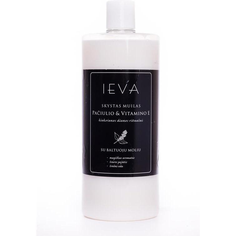 Ieva, Handseife, Liquid Soap Patchula&Vitamine E 1 L (Flüssigseife, 1000 ml)