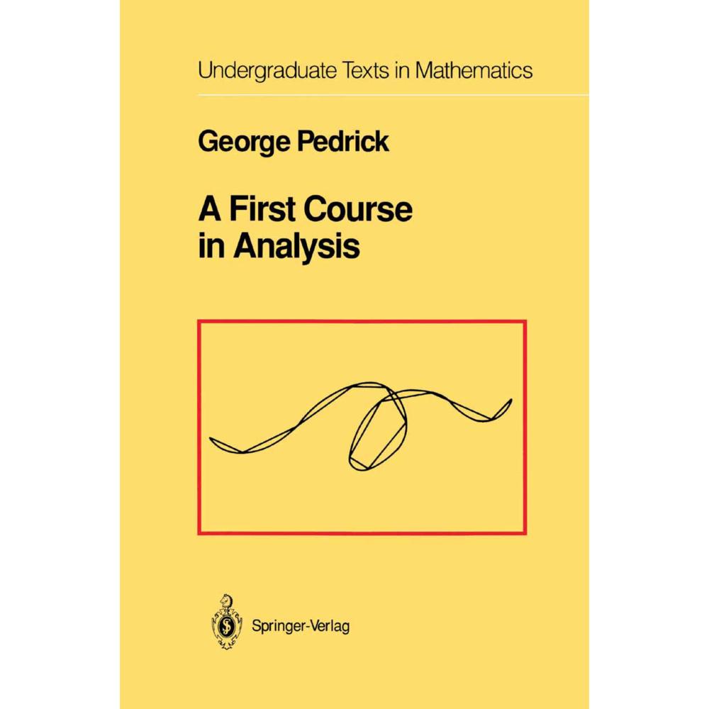 A First Course in Analysis, Fachbücher