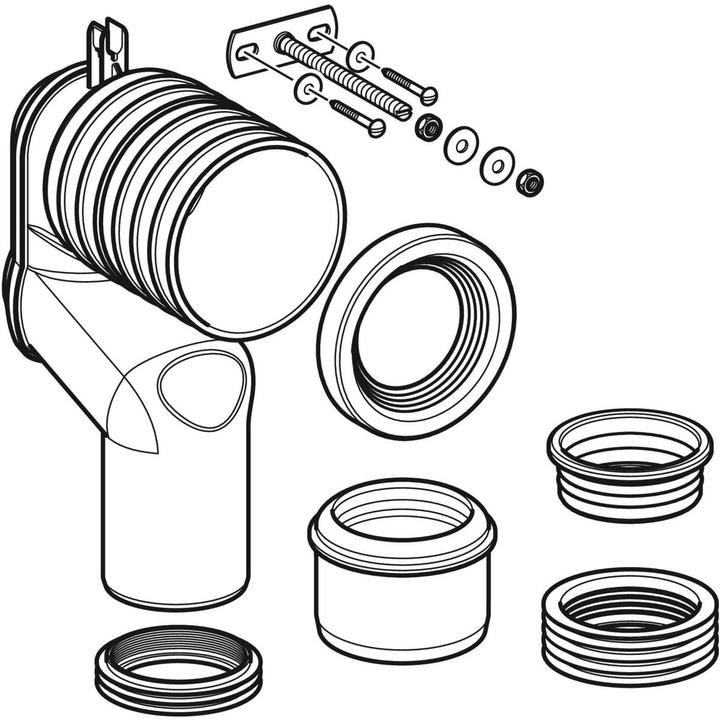 Image du produit Geberit Coude de raccordement P Set pour WC au sol