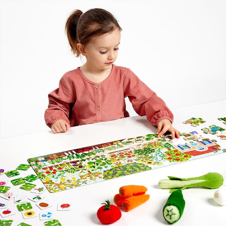 Actual product image Czuczu Puzzle What grows in the garden (40 pieces)